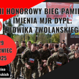 VIII HONOROWY BIEG PAMIĘCI IMIENIA MJR LUDWIKA ZWOLAŃSKIEGO