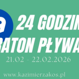 24 Godzinny Maraton pływacki w Kazimierskim Ośrodku Sportowym