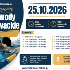 JESIENNE ZAWODY PŁYWACKIE